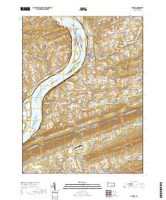 Halifax 2019 topographic map thumbnail