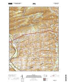 Hamburg 2019 topographic map thumbnail