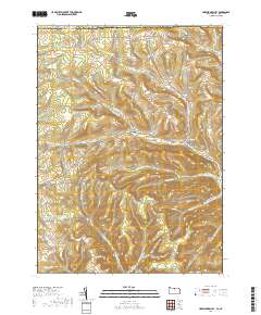 Harrison Valley 2019 topographic map thumbnail