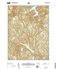 Harveys Lake 2019 topographic map thumbnail