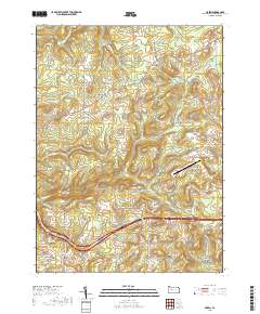 Hazen 2019 topographic map thumbnail