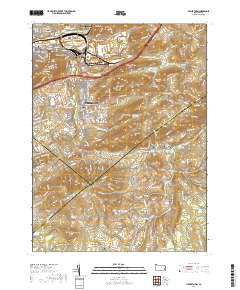 Hellertown 2019 topographic map thumbnail