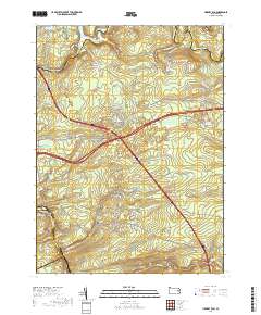 Hickory Run 2019 topographic map thumbnail