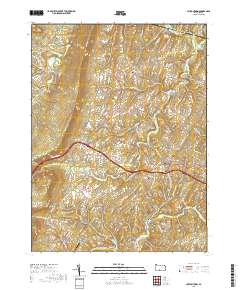 Hustontown 2019 topographic map thumbnail