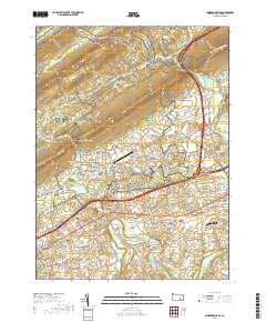 Indiantown Gap 2019 topographic map thumbnail