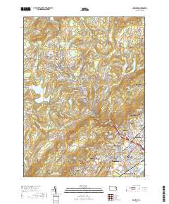 Kingston 2019 topographic map thumbnail