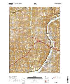 Kittanning 2019 topographic map thumbnail