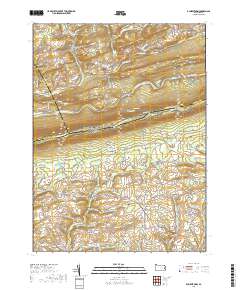 Kunkletown 2019 topographic map thumbnail