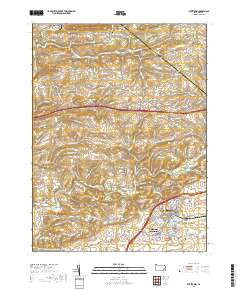 Kutztown 2019 topographic map thumbnail