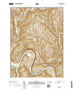 Laceyville 2019 topographic map thumbnail