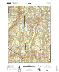 Lake Ariel 2019 topographic map thumbnail