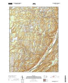Lake Maskenozha 2019 topographic map thumbnail