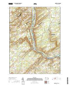 Lumberville 2019 topographic map thumbnail