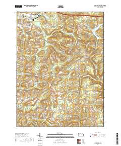 Luthersburg 2019 topographic map thumbnail