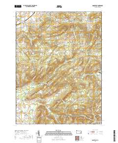 Manatawny 2019 topographic map thumbnail
