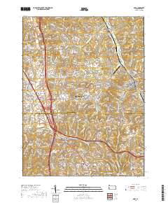 Mars 2019 topographic map thumbnail