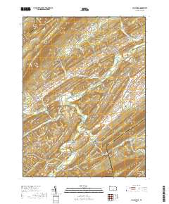 McCoysville 2019 topographic map thumbnail