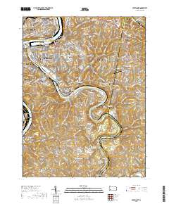 McKeesport 2019 topographic map thumbnail