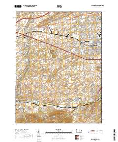 Mechanicsburg 2019 topographic map thumbnail