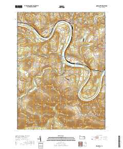 Meshoppen 2019 topographic map thumbnail