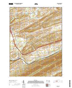 Mexico 2019 topographic map thumbnail
