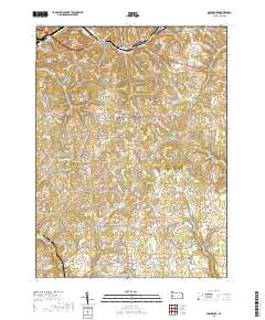 Saxonburg 2019 topographic map thumbnail