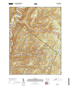 Saxton 2019 topographic map thumbnail