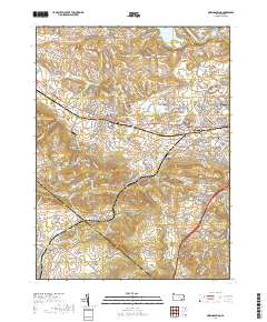 Sinking Spring 2019 topographic map preview