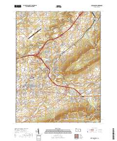 State College 2019 topographic map thumbnail