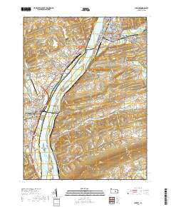 Sunbury 2019 topographic map thumbnail