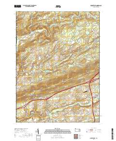 Sybertsville 2019 topographic map thumbnail