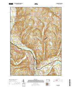 Towanda 2019 topographic map thumbnail