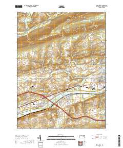 Mifflinville 2019 topographic map thumbnail