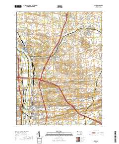 Milton 2019 topographic map thumbnail