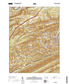 Minersville 2019 topographic map thumbnail