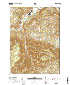 Monroeton 2019 topographic map thumbnail