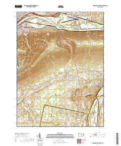 Montoursville South 2019 topographic map thumbnail