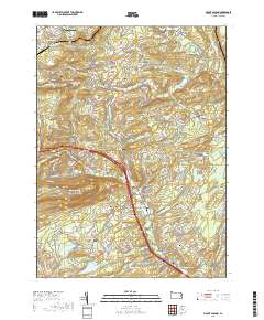 Mount Pocono 2019 topographic map thumbnail