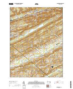 Nesquehoning 2019 topographic map thumbnail