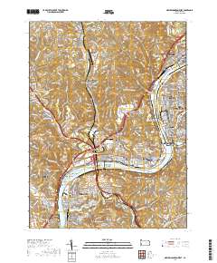 New Kensington West 2019 topographic map thumbnail