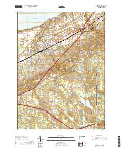 North East 2019 topographic map thumbnail