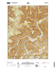 Noxen 2019 topographic map thumbnail