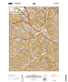 Oakdale 2019 topographic map thumbnail