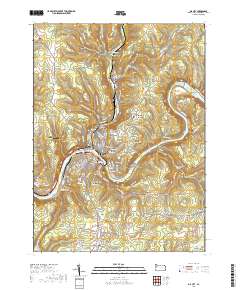 Oil City 2019 topographic map thumbnail