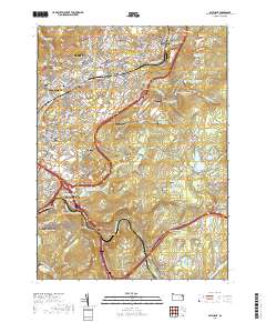 Olyphant 2019 topographic map thumbnail