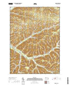 Oswayo 2019 topographic map thumbnail