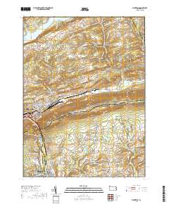 Palmerton 2019 topographic map thumbnail