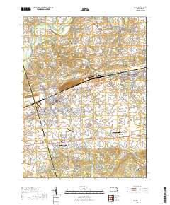 Palmyra 2019 topographic map thumbnail