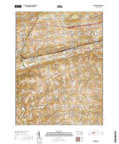 Parkesburg 2019 topographic map thumbnail