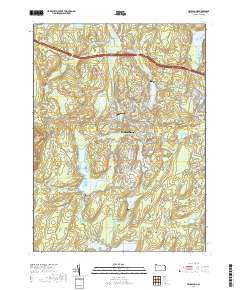Pecks Pond 2019 topographic map thumbnail